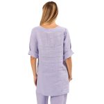 6401 LILAC LINEN TOP B WEB