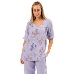 6401 LILAC LINEN TOP F WEB